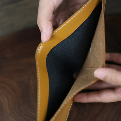 DIY Minimalistic Leather Wallet | Make Your Own Wallet - POPSEWING™