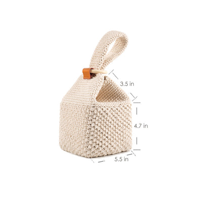 Handmade Crochet Handbag Size - POPSEWING™