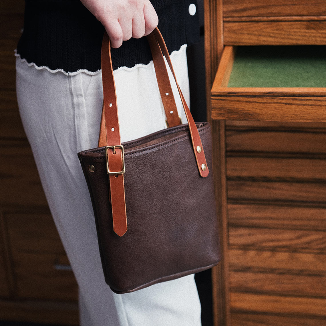 Real Leather Mini Tote Bag DIY Kit | DIY Tote Bag Making