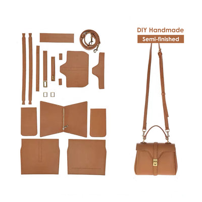 DIY tote bag leather kit | Handmade bag gift | POPSEWING™