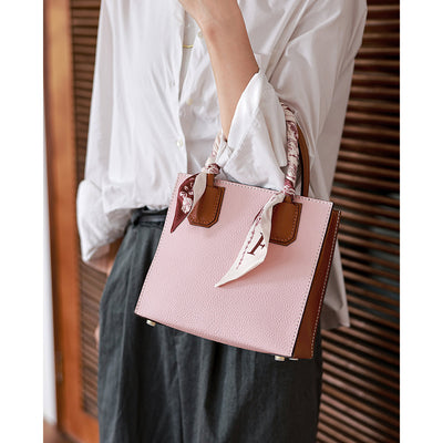 DIY Tote Bag Kit | Pink Leather Tote Bag Handbag - POPSEWING™