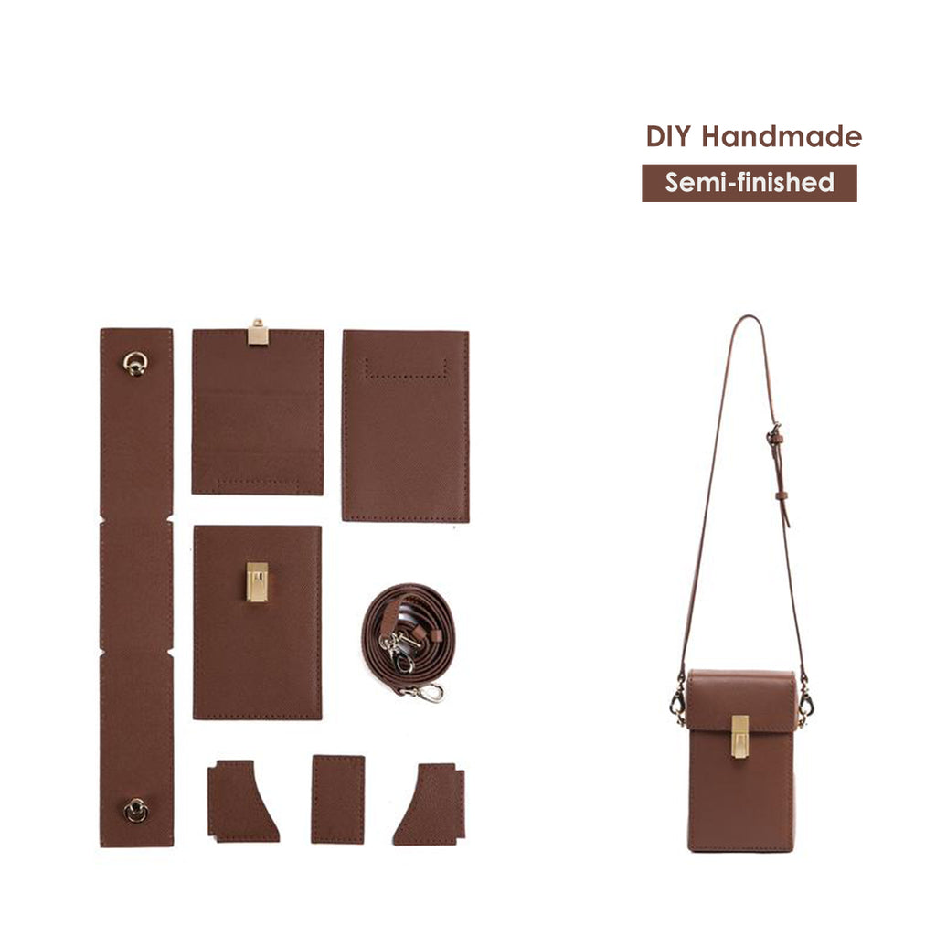 Leather Puzzle Bag DIY Kit - Luxury Leather Bag DIY Kits POPSEWING