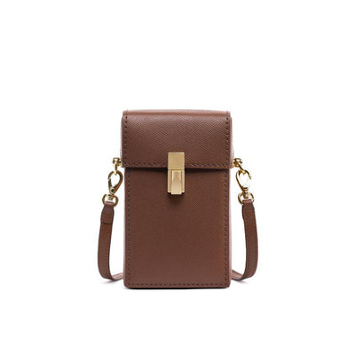 Leather Brown Phone Bag DIY Kit  | POPSEWING™