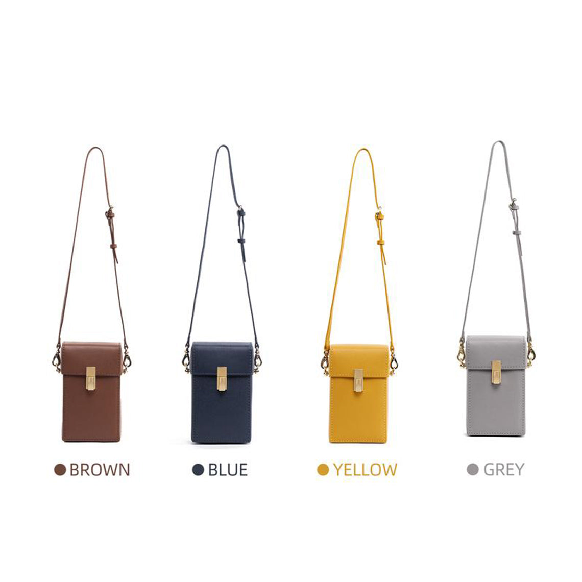Leather Phone Bag DIY Kit - Blue Pink Blue Brown Purple – POPSEWING®