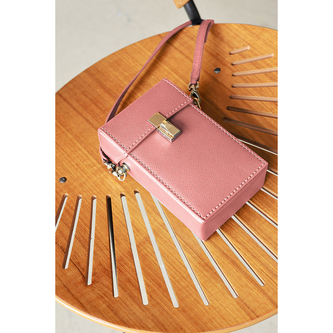 Leather Pink Phone Bag DIY Kit  | POPSEWING™