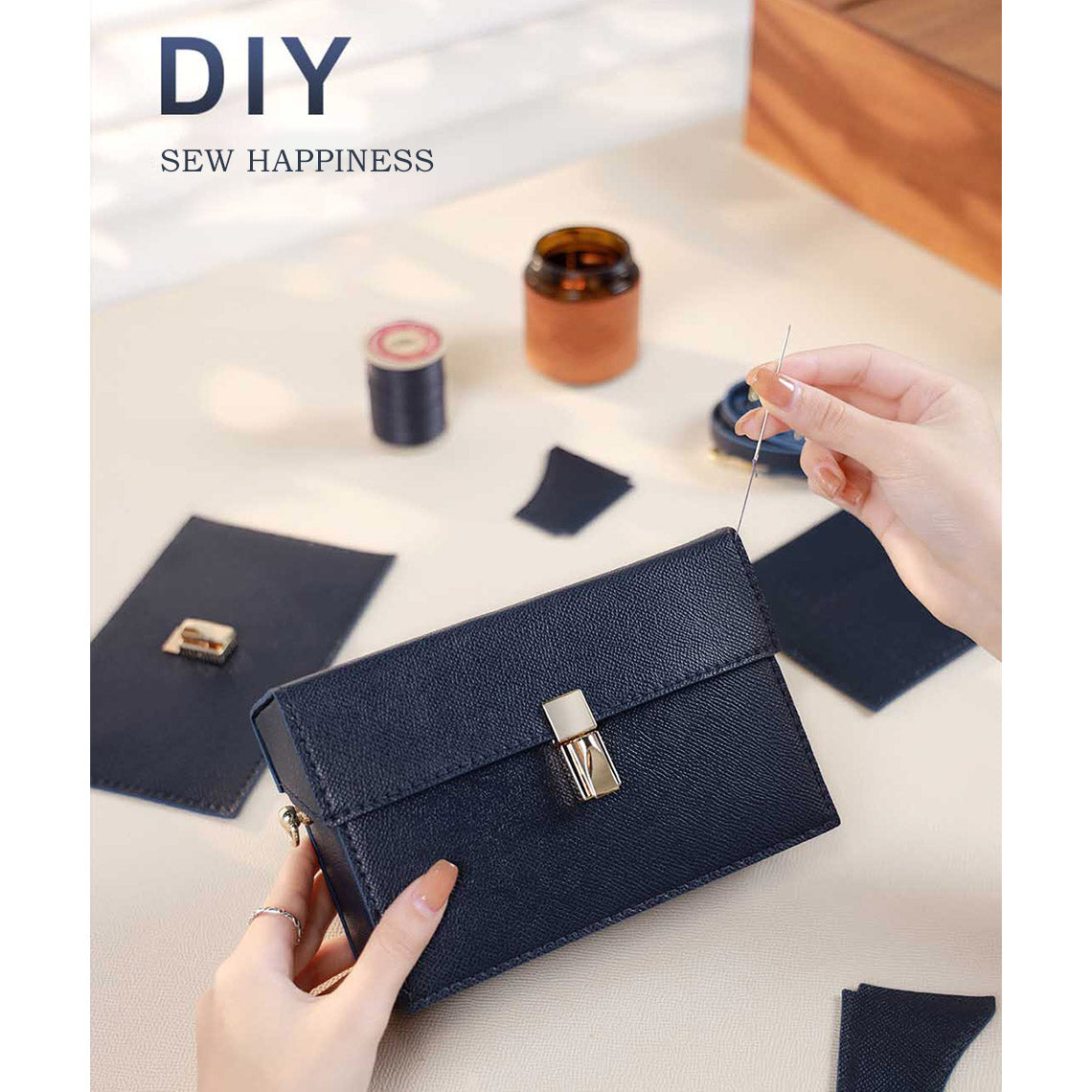 POPSEWING® Leather Box Phone Bag DIY Kit