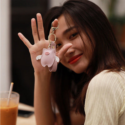Cute Pig Ornament - Pig Keychain | DIY Keychain Kit | Flying Pig Keychain | POPSEWING™