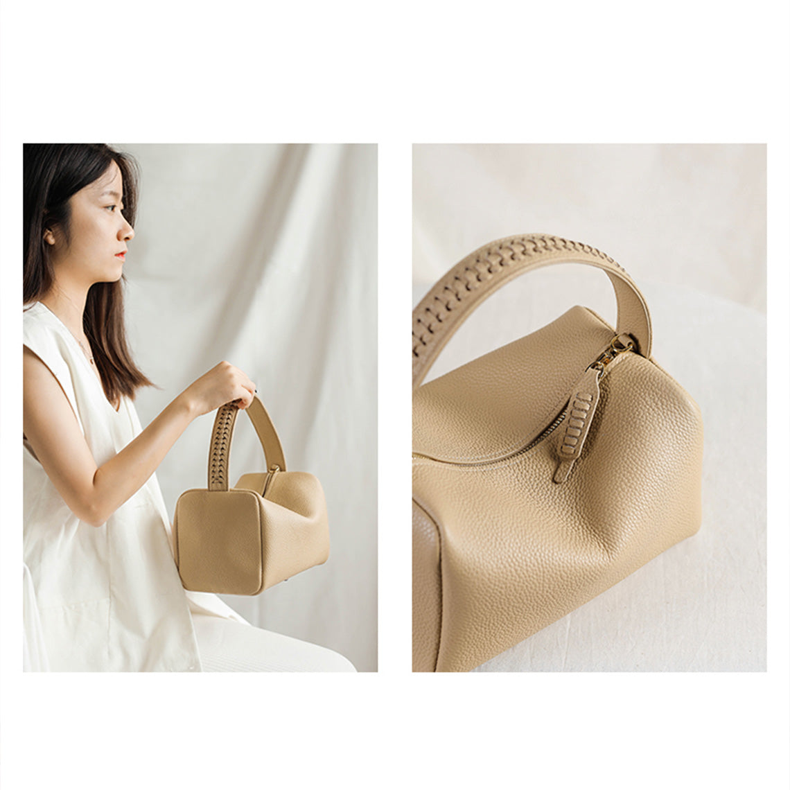 POPSEWING® Top Grain Leather Design Pillow Bag DIY Kit