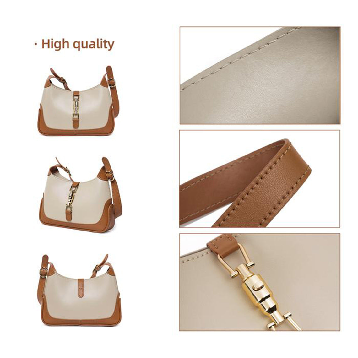 High Quality: Handmade Leather Jackie Bag DIY Kit | DIY Jackie Bag Kit | POPSEWING™