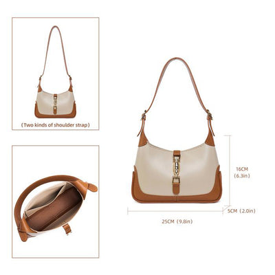 2 ways to wear: Handmade Leather Jackie Bag DIY Kit | DIY Jackie Bag Kit | POPSEWING™