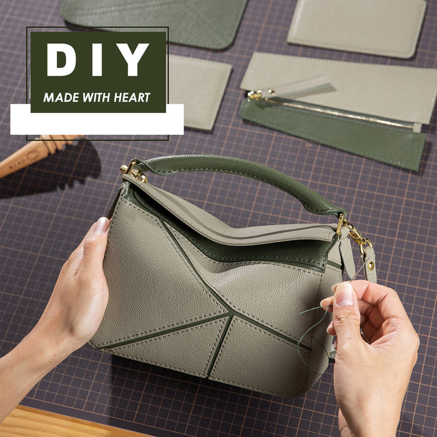 Leather Bag DIY Kit - Luxury Leather Bag DIY Kits POPSEWING®