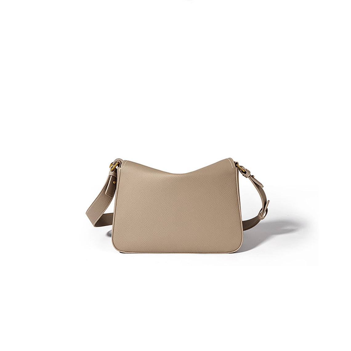 Taupe Leather Bag for Women | Genuine Leather Crossbody Bag - POPSEWING™