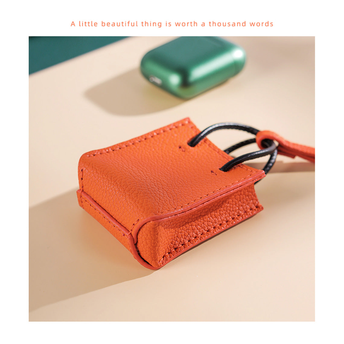DIY inspired Hermes leather bag charm kit | Handmade purse charm