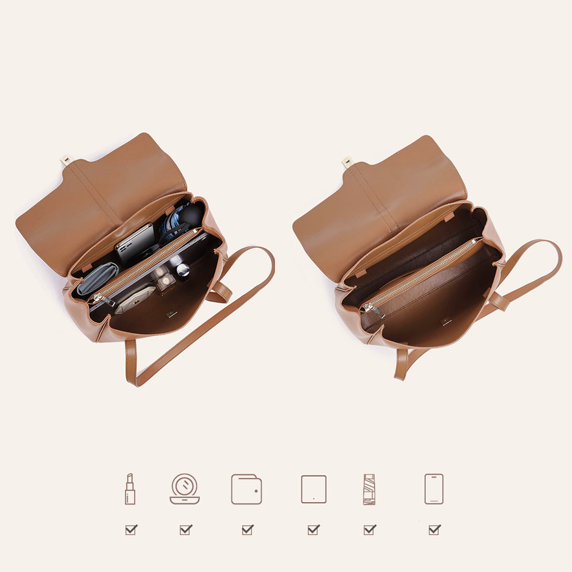 Capacity of Celine Soft 16 Bag | DIY Tote Bag Kit | POPSEWING