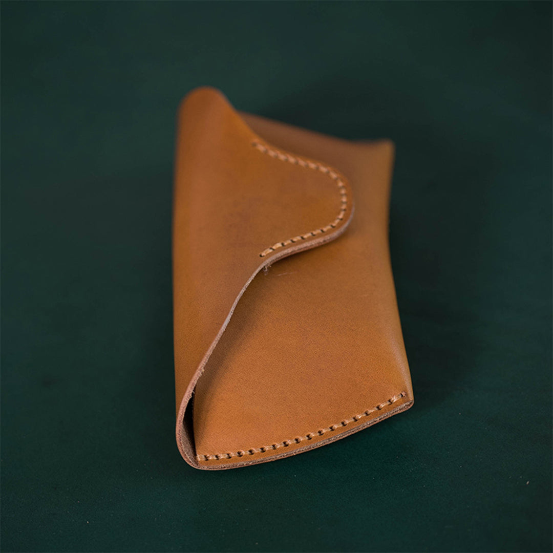 POPSEWING Full Grain Leather Eyeglasses Case DIY Kit