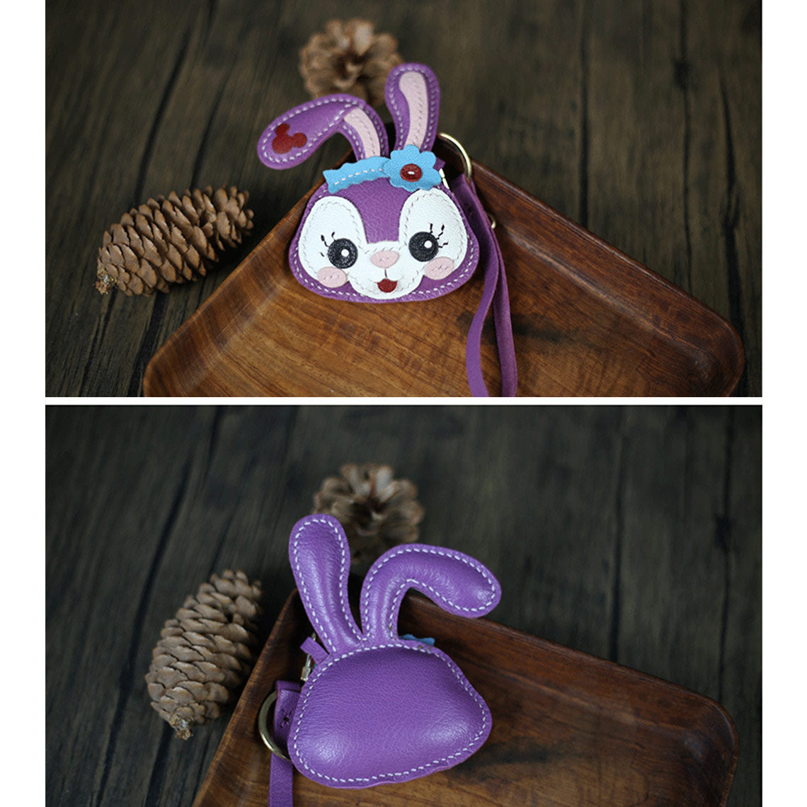 POPSEWING® Leather Lavender Bunny Keychain DIY Kit