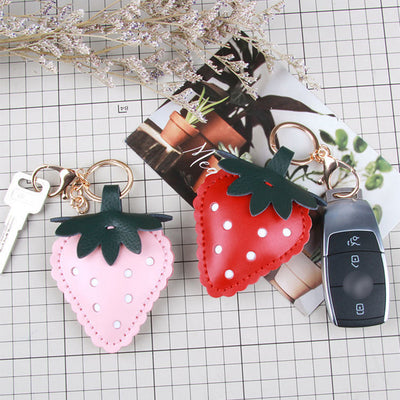 DIY Strawberry Gifts   - Strawberry Bag keychain | POPSEWING™