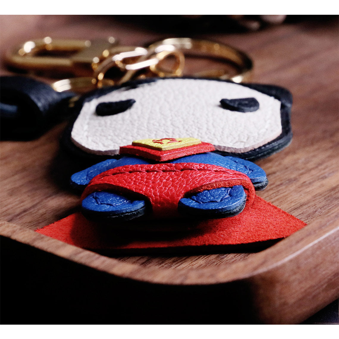 How to Make a Superman Leather Keychain at Home - POPSEWING™
