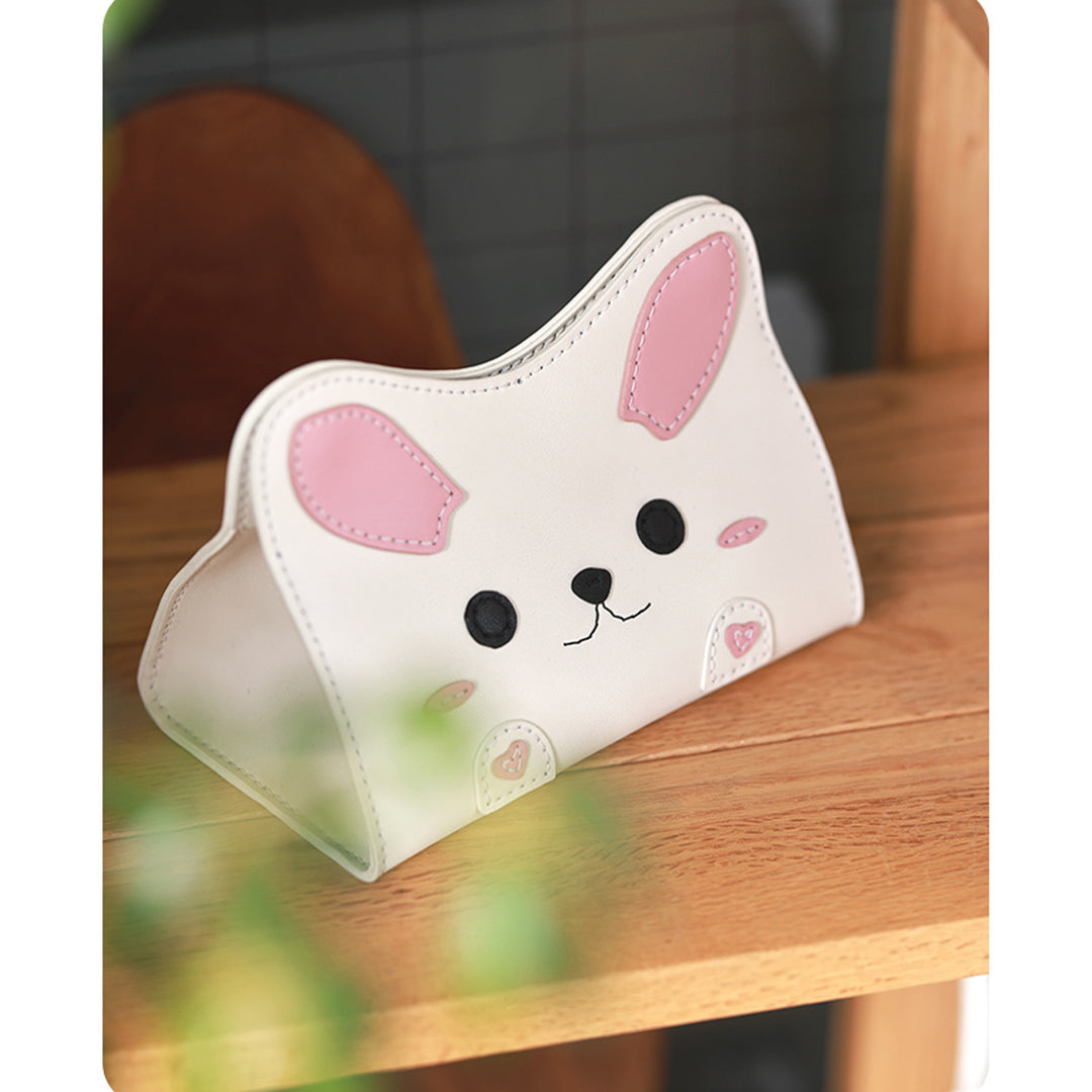 Bunny Leather Tissue Box Holder DIY Kit | DIY Tissue Box Patterns