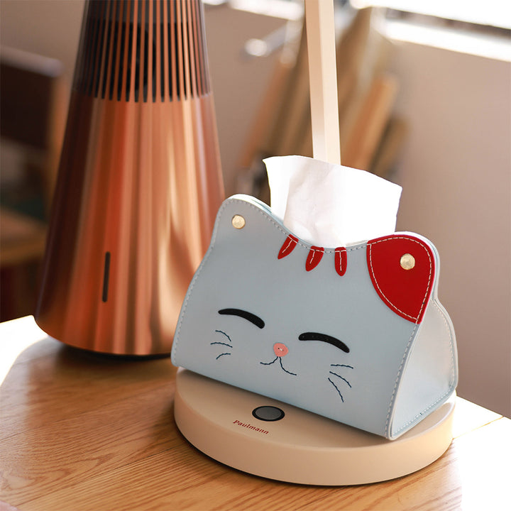 Cat Leather Tissue Box Holder DIY Kit | DIY Tissue Box Patterns