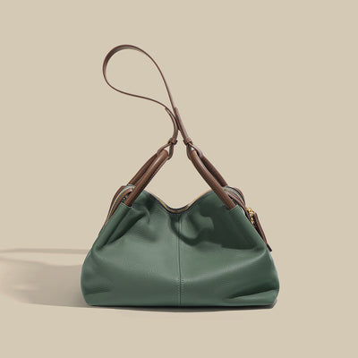 Large Leather Tote Handbag | Women Shoulder Bag - POPSEWING™