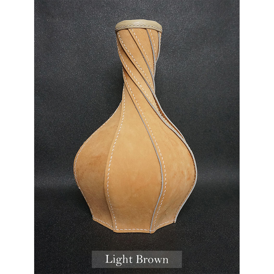 Vintage Design Leather Flower Vase | How to Make a Leather Vase | POPSEWING™