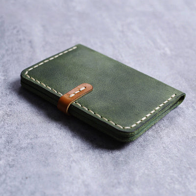 Handmade card holder wallet | Leather wallet making kit