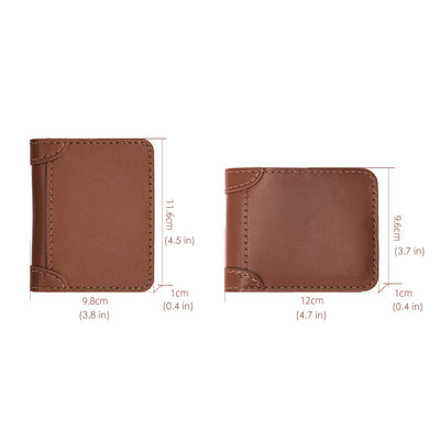 POPSEWING™ Leather  Slim Bifold Wallet | Sizes
