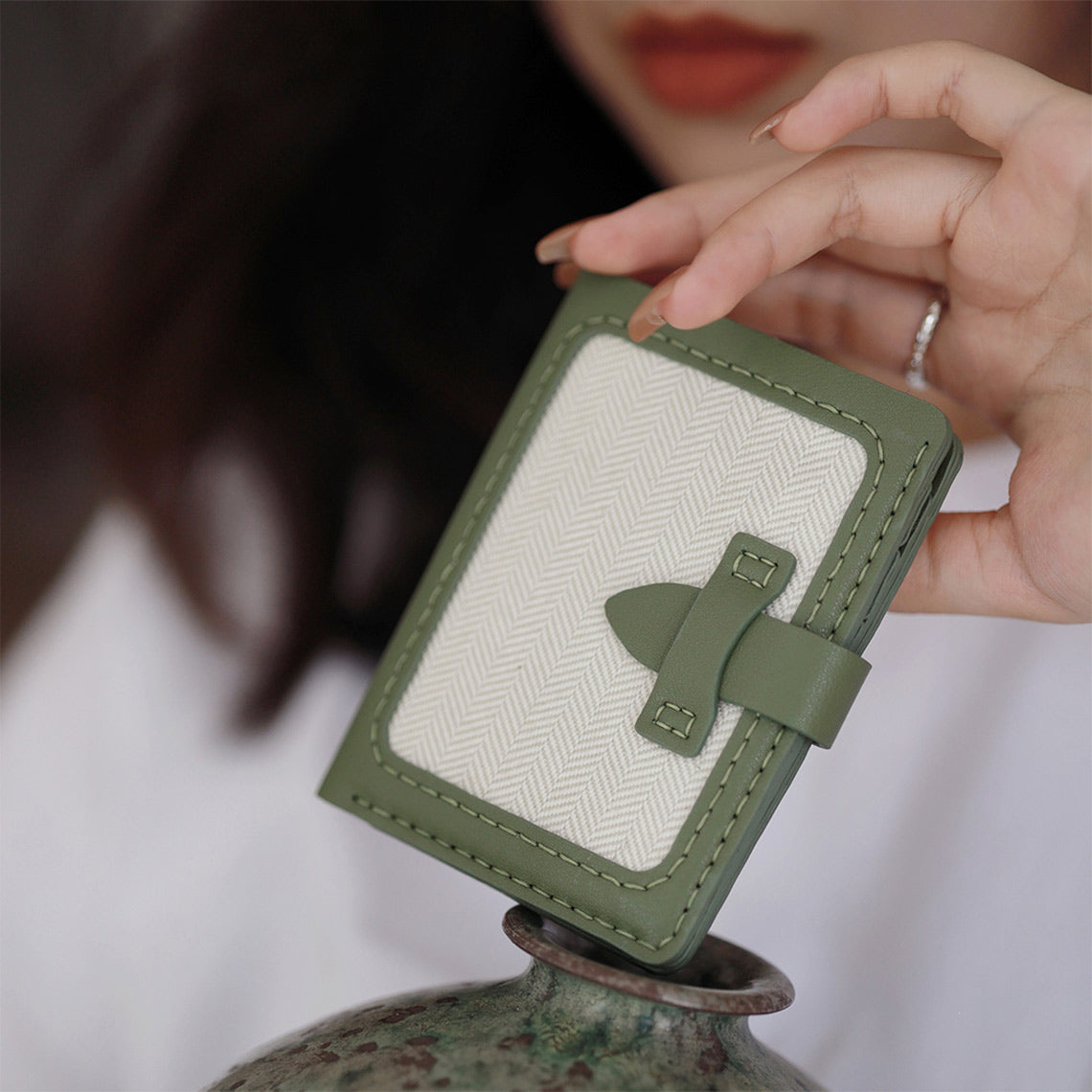 Luxury Dustbag Upcycle Wallet | Leather Wallet DIY Kit - POPSEWING
