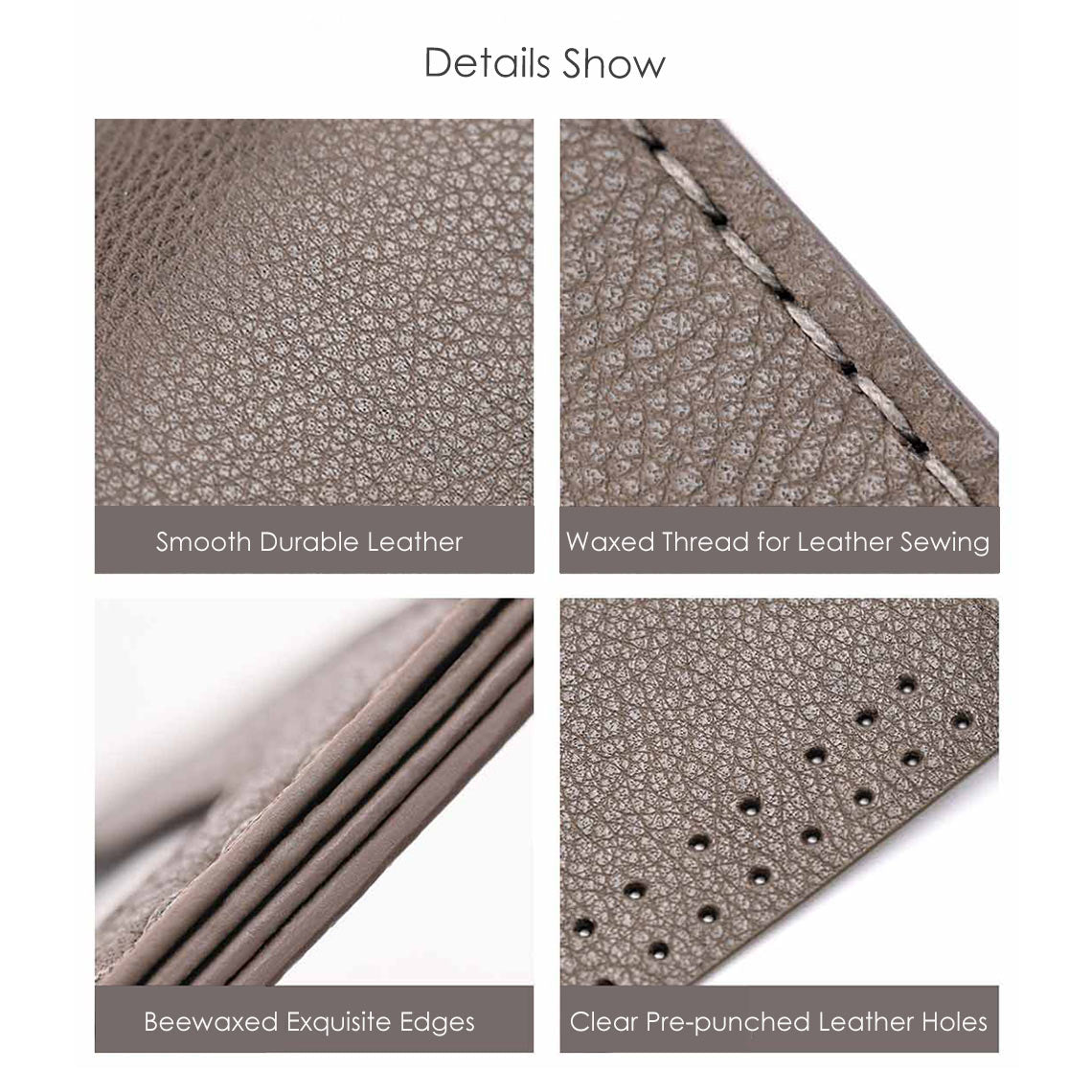 Genuine Leather Wallet Handmade for Men | Details