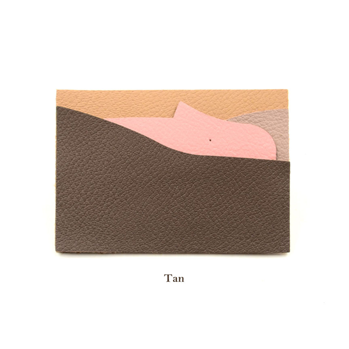 DIY Leather Card Holder Kit | Cute Animal Whale Leather Card Holder Kit in Tan - POPSEWING™